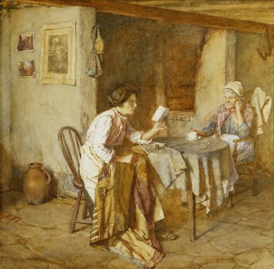 A carta, de Walter Langley