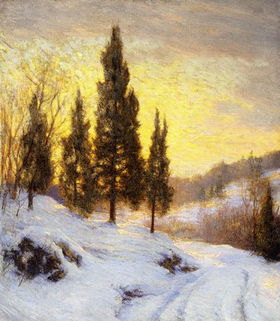 Pôr do sol de inverno de Walter Launt Palmer