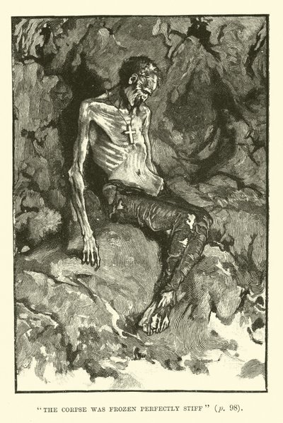 Ilustração para King Solomons Mines por H Rider Haggard de Walter Paget