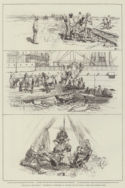 A guerra no Sudão de Walter Paget
