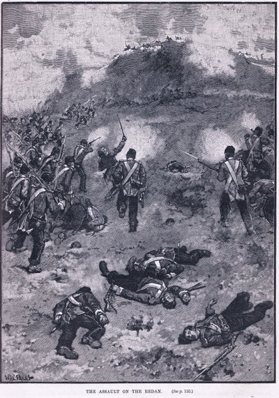 O ataque ao Redan 1855 AD de Walter Paget