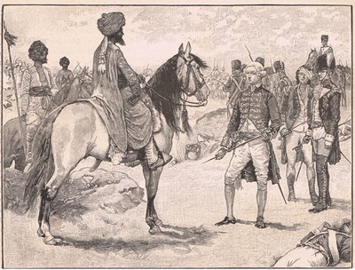A rendição de Baillie a Hyder Ali AD1780 de Walter Paget