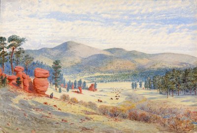 Em Monument Park, Colorado, 1874. de Walter Paris
