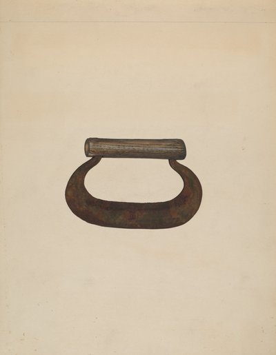 Faca de cortar, c. 1937. de Walter Praefke