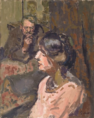 O marido e Marie, c.1912 (óleo sobre tela) de Walter Richard Sickert
