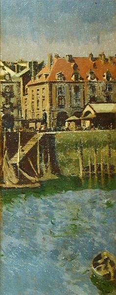 La Darse (O Porto Interior) Dieppe de Walter Richard Sickert