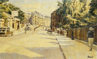 London Street, Bath, olhando para Walcot, c.1939 de Walter Richard Sickert