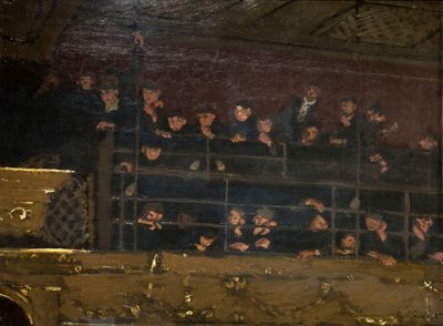 Noctes Ambrosionae , Gallery Of The Old Mogul, 1906-07.   de Walter Richard Sickert