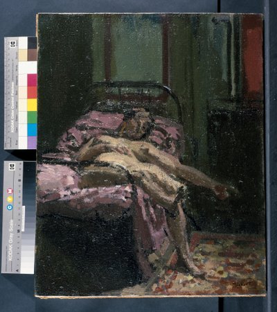Nu numa cama de Walter Richard Sickert