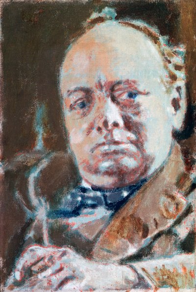 Retrato de Sir Winston Leonard Spencer Churchill (Woodstock de Walter Richard Sickert