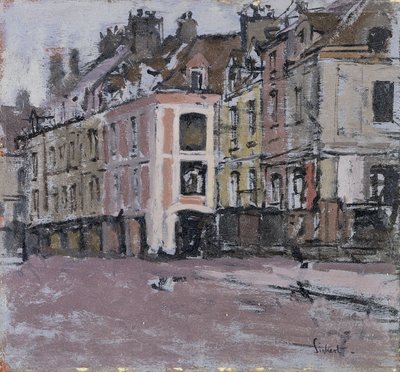 As Arcadas Antigas, Dieppe; As Arcadas Antigas, Dieppe, c.1898-1900 de Walter Richard Sickert