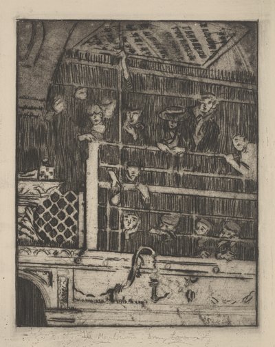 The Old Mogul Tavern, Drury Lane, 1908, publicado em 1929 de Walter Richard Sickert