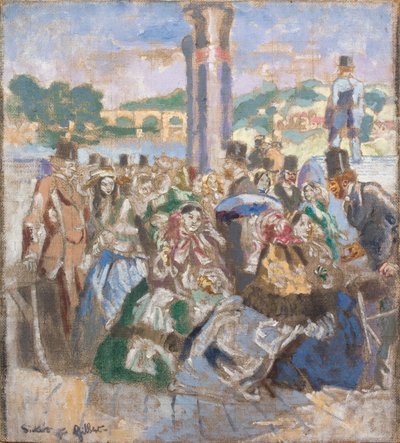 O rio [segundo John Gilbert], c. 1930-31 (óleo sobre tela) de Walter Richard Sickert