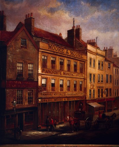 Bishopsgate, Londres, em 1871, 1872 de Walter Riddle