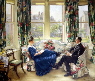 The Morning Room, c.1907 (óleo sobre tela) de Walter Russell