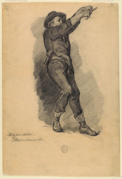 Desenho (EUA), 1875-80 de Walter Shirlaw