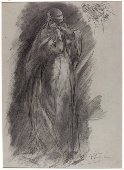 Figura de pé de Walter Shirlaw