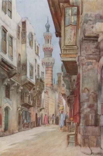 Portal da Mesquita de Ibrahim Agha, Cairo de Walter Spencer Stanhope Tyrwhitt