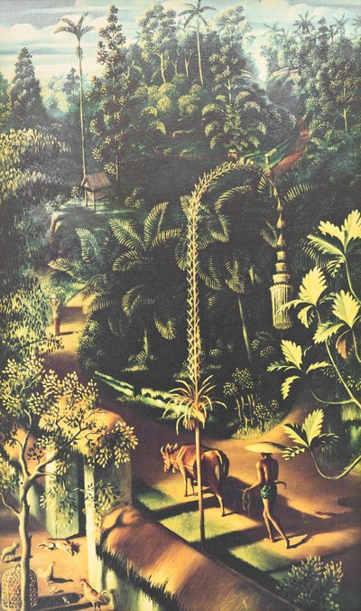 Rua da aldeia (Dorfstrasse) de Walter Spies