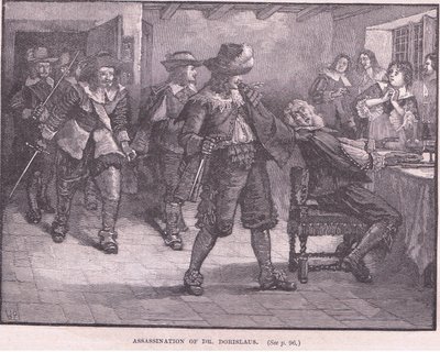 Assassinato do Dr. Dorislaus AD 1649 de Walter Stanley Paget