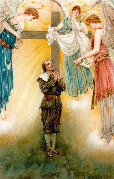 Eis que três brilhantes vieram para ele de Walter Stanley Paget