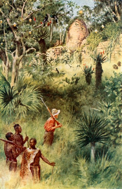 Mauch descobrindo as ruínas do Zimbábue de Walter Stanley Paget