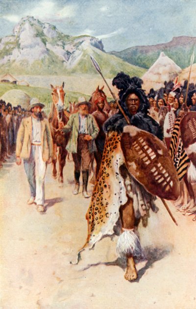 Moffat e o Zulus de Walter Stanley Paget