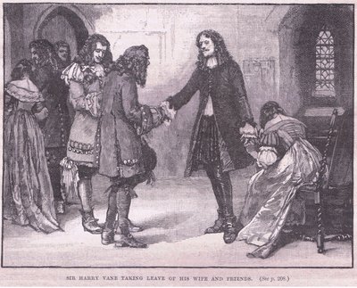 Sir Henry Vane se despede de sua esposa e amigos de Walter Stanley Paget