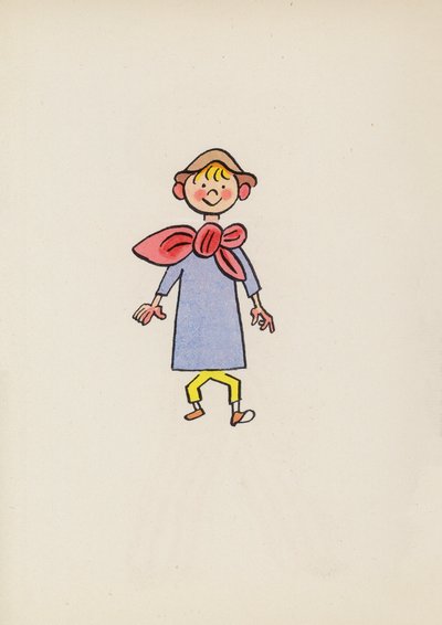 Figuras de livros infantis: Tom Thumb (litografia a cores) de Walter Trier