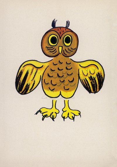 Um dos "Crazy People" de Walter Trier (litografia a cores) de Walter Trier