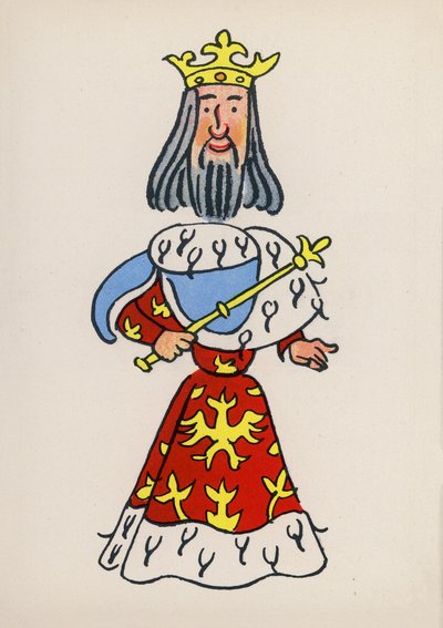 Um dos "Crazy People" de Walter Trier (litografia a cores) de Walter Trier