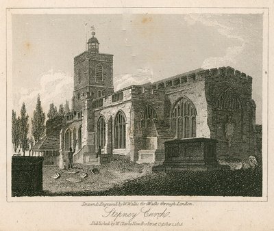 Igreja de Stepney, Londres de Walter Wallis