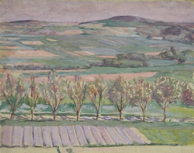 paisagem de árvores de Walther Gamerith
