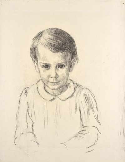 Retrato de uma criança de Walther Gamerith