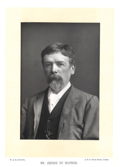 George Du Maurier, escritor e artista britânico, c1895. de WandD Downey