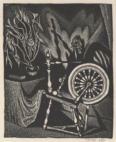 Roda de fiar de Wanda Gág