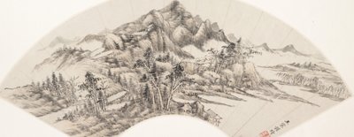 Paisagem, datada de 1788. de Wang Chen