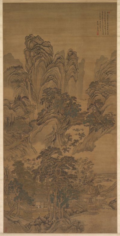 Paisagem, 1632-1717. de Wang Hui