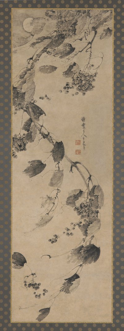 Grapevine in Wind and Moonlight de Wang Liangchen