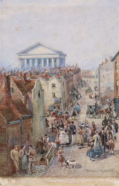 Hill Street, 1850 de Warren Blackham
