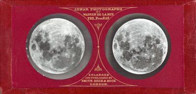 Full Moon, 1858-1859, impresso em 1862. de Warren De La Rue