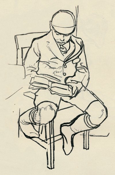 Menino lendo, c1900 de Warwick Reynolds