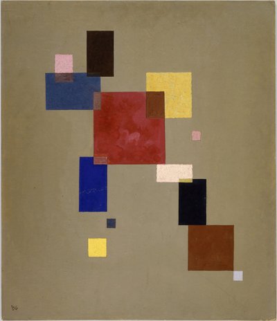 "13 rechtecke" (Treize rectangles) Peinture de Vassily Kandinsky (ou Wassily Kandinski ou Kandinskij de Wassily Kandinsky