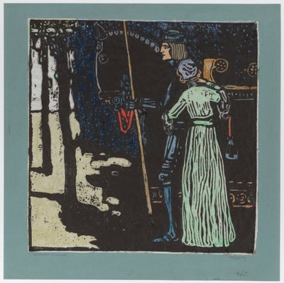 Adeus (Versão Longa) (Segunda Versão) de Wassily Kandinsky