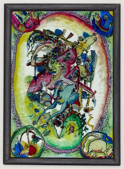 Cavaleiros Apocalípticos II de Wassily Kandinsky