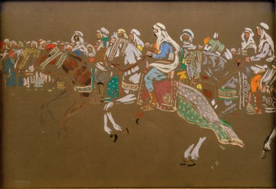 Cavalaria árabe de Wassily Kandinsky
