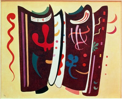 Marrom com suplemento de Wassily Kandinsky