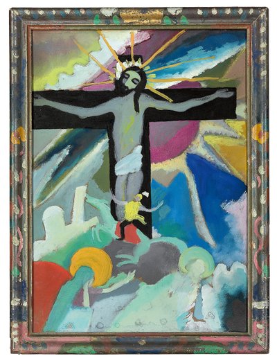 Cristo crucificado; Cristo crucificado de Wassily Kandinsky