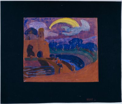 O Cometa (Cavaleiro Noturno?) de Wassily Kandinsky