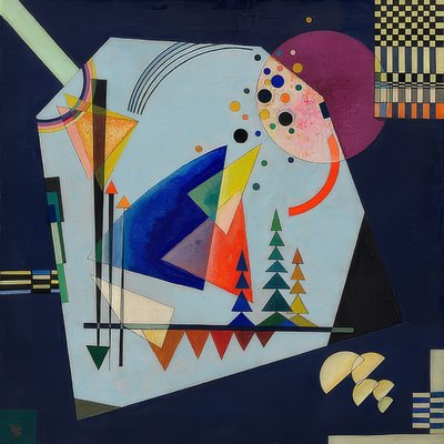 Três sons 1926 de Wassily Kandinsky